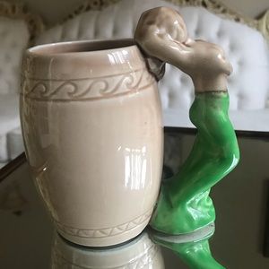 Vintage mermaid mug